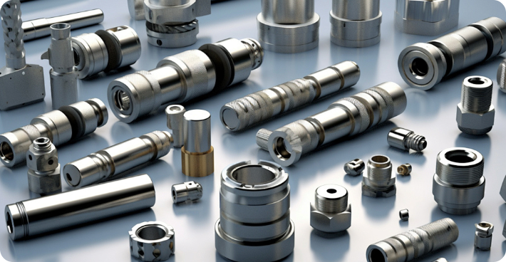 Machined hardware parts